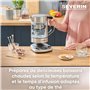 SEVERIN Bouilloire Eau & Thé en Verre Programmable, 1,7L, 3 000W, Levée Automatique du Filtre, Minuterie, Affichage LED, WK 3422