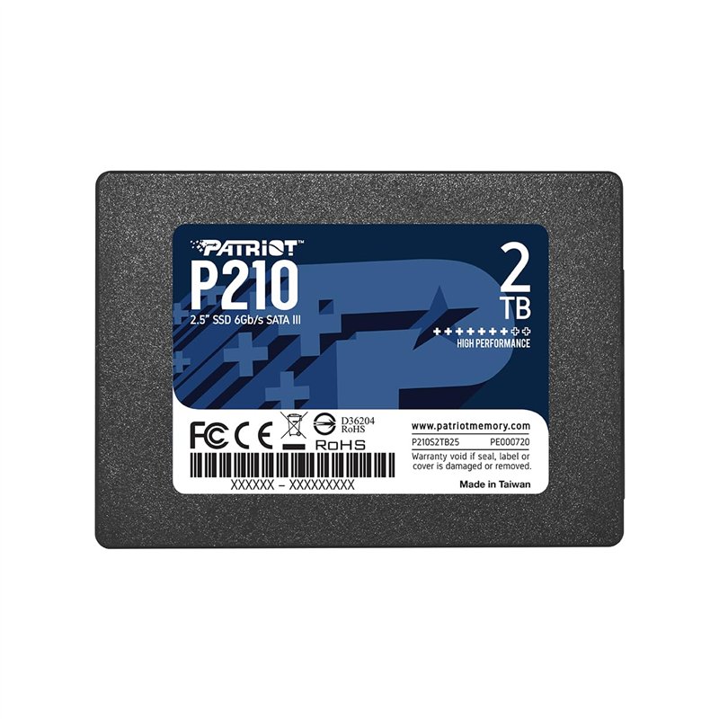 Patriot P210 SSD 2To SATA III Disque Solide Interne 2.5