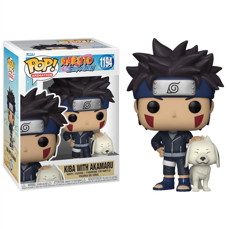 Image secondaire de Funko Pop! Animation: Naruto-Kiba Inuzuka with Akamaru - Figurine en Vinyle à Collectionner - Idée de Cadeau - Produits Officiel