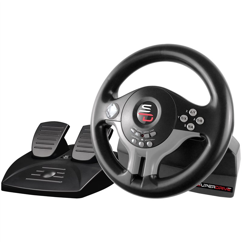 Subsonic - Volant pédalier Superdrive SV250 pour Xbox Serie X PS4 Switch Xbox One PC