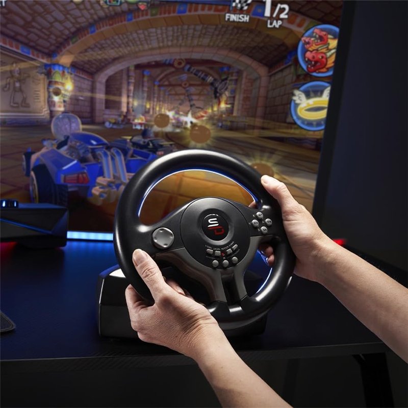 Image secondaire de Subsonic - Volant pédalier Superdrive SV250 pour Xbox Serie X PS4 Switch Xbox One PC