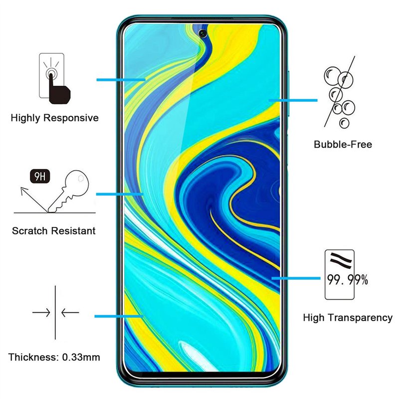 Image secondaire de NEW'C Lot de 2, Verre Trempé pour Xiaomi Redmi Note 9S, 9 Pro, 9 Pro Max, Film Protection écran -sans Bulles d'air -Ultra Résist