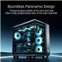 ASUS TUF Gaming GT502 Horizon Blanc ATX - Moyenne Tour (Design panoramique, Double Chambre, Zones de Refroidissement CPU et GPU