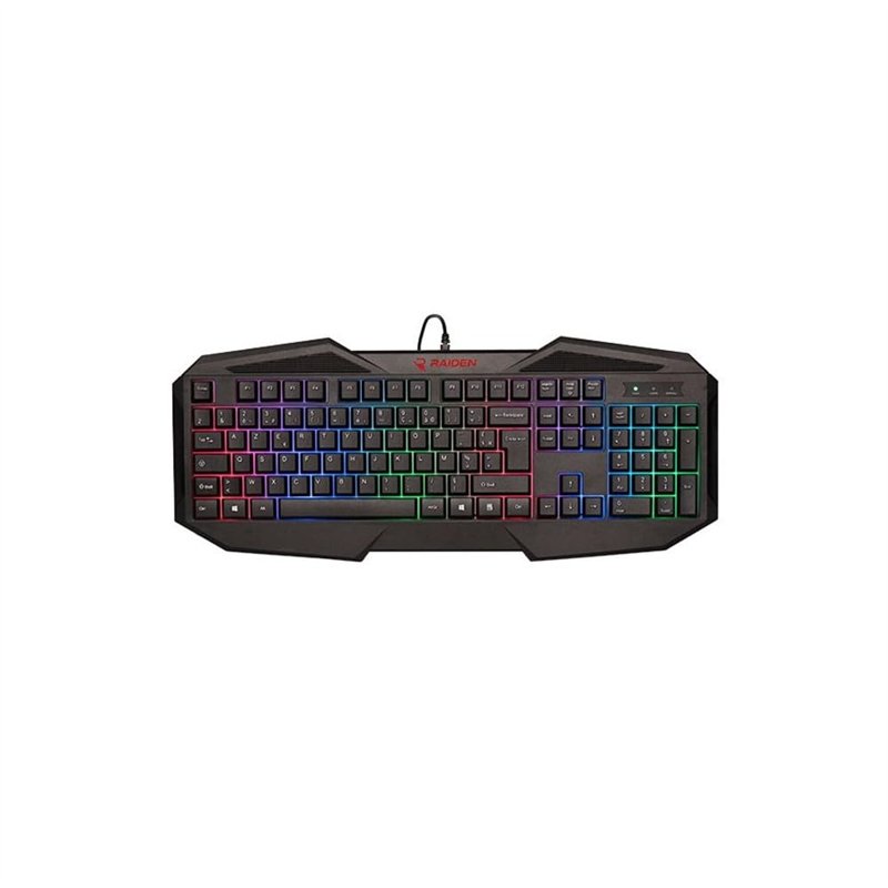 Image secondaire de Subsonic - Raiden - Combo Pack d'accessoires Gamer pour PC - Clavier AZERTY - Souris - Casque Gaming - Tapis et Stand
