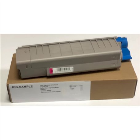 Toner OKI 43324422 pour C5800 C5900 C5550mfp - Magenta - 5.000 Pages - Régénéré Made in Italy