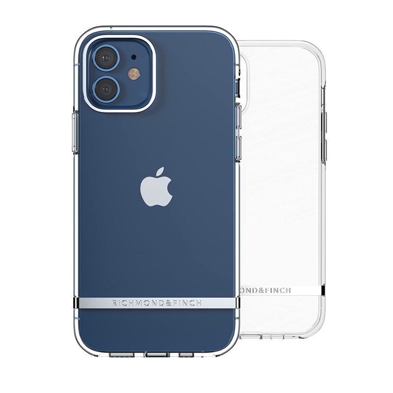 Richmond & Finch Compatible avec iPhone 12, Coque de Protection pour iPhone 12 Pro 6.1 Zol, boîtier Transparent, Coque de Protec