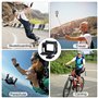 QIMEI-SHOP Cadre Boîtier Protection Compatible avec GoPro Hero7/(2018)/6/5 Coque Bordure avec Prise et vis Mobiles Amovibles Noi
