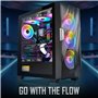 Boîtier Moyen Tour ATX Dark Fleet DF700 Flux RGB avec Panneau Vitré, Noir