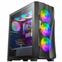 Boîtier Moyen Tour ATX Dark Fleet DF700 Flux RGB avec Panneau Vitré, Noir