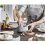 Joseph Joseph Dash Pilon et Mortier Cusine en Pierre, Granit naturel avec couvercle en bambou, outil de broyage pour moudre les