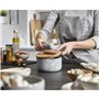 Joseph Joseph Dash Pilon et Mortier Cusine en Pierre, Granit naturel avec couvercle en bambou, outil de broyage pour moudre les