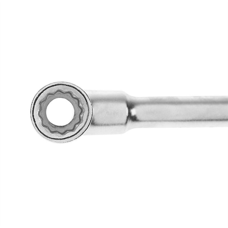 Image secondaire de RHINO - Clés tubulaires et à Pipe, Clé à Pipe débouchée 10 mm - Diamètre 10 mm - Empreinte 6/12 pans - Fabriqué en Acier (Chrome