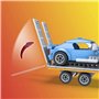 Mega Construx Hot Wheels Coffret Twinduction Voiture et Transporteur à Construire, Jeu de Briques de Construction, 355 pièces, p
