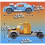 Mega Construx Hot Wheels Coffret Twinduction Voiture et Transporteur à Construire, Jeu de Briques de Construction, 355 pièces, p
