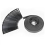 IDMarket - Bordurette de Jardin Flexible 10 M Gris Anthracite Hauteur 5 CM + 30 piquets