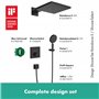 hansgrohe Raindance E Pack encastré avec mitigeur thermostatique ShowerSelect, noir mat, 27939670