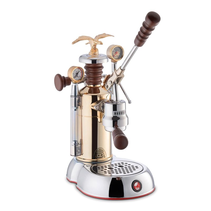 La Pavoni LPLESC01EU, Machine à expresso Expert compétent, Chrome/or