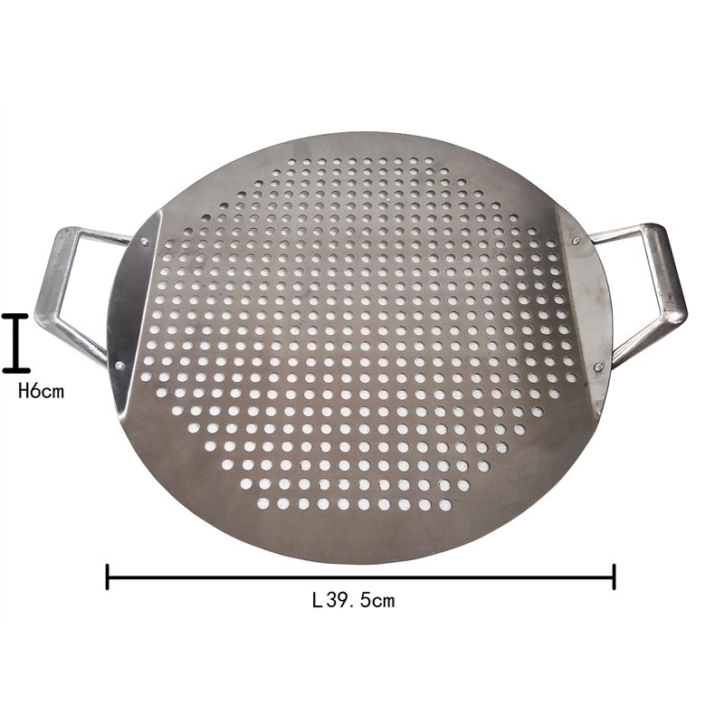 Image secondaire de BBQNovation Surmatelas de barbecue - Plaque de cuisson en acier inoxydable - Accessoire de barbecue perforé compatible avec barb