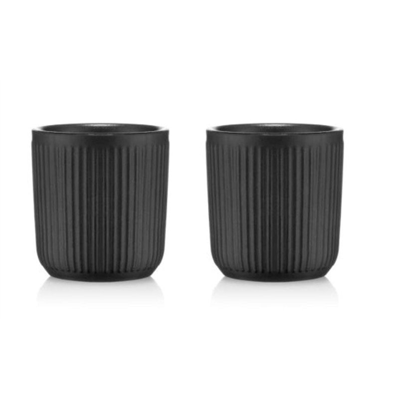 Bodum 12059-259 DOURO Set de 2 mugs en porcelaine double paroi, 0.1 l
