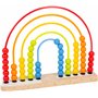 Small Foot Cercle de motricité Arc-en-Ciel, avec 50 Perles en Bois colorées, 12 Mois et Plus, réf. 11965