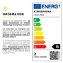 Atmosphera - Ampoule décorative LED Mot Yes ambré G125 2W