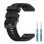 HOMTERN Bracelet de rechange en silicone souple compatible avec Garmin Fenix 7X/6X/6X Pro, Fenix 5X/5X Plus/5X Sapphire, Fenix 3