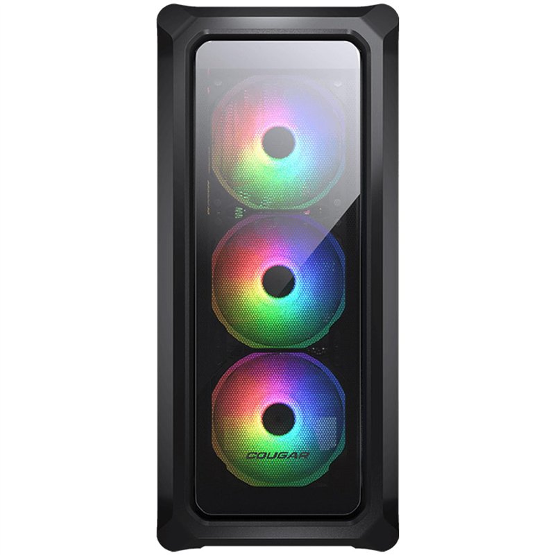 Image secondaire de COUGAR GAMING | BOITIER PC GAMING | ARCHON 2 RGB NOIR - Inclus 3 ventilateurs ARGB - Verre trempé - Éclairage RVB - Refroidissem