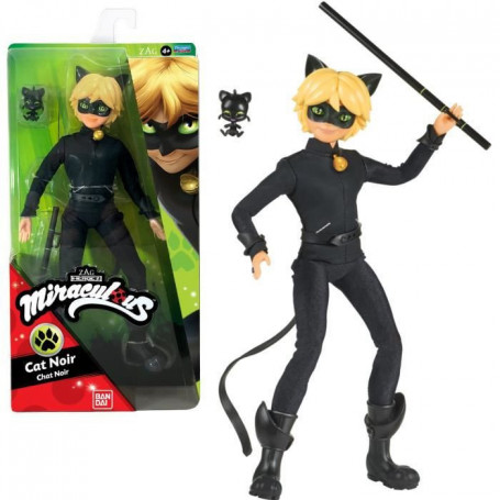 BANDAI Miraculous Ladybug - Poupée mannequin 26 cm : Chat Noir 33,99 €