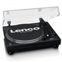 Lenco L-3818 Platine Vinyle à entraînement Direct - Platine Vinyle DJ - Pitch Control - 33 et 45 Tours - Préamplificateur stéréo