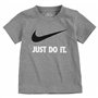 NIKE T-Shirt à Manches Courtes pour Enfant Swoosh JDI SS Gris - Marque EAN : 0633731724794 - Taille : 4-5 Ans
