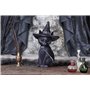Nemesis Now Cult Cuties Purrah Figurine de Chat sorcière en résine Noir 30 cm