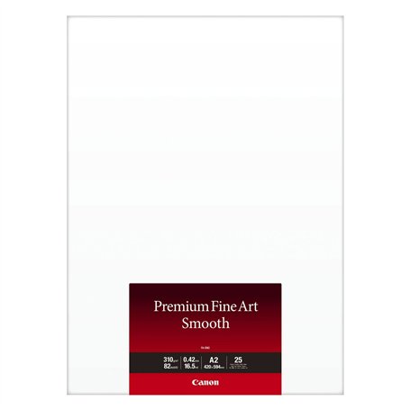 Canon FA-SM2 Papier Photo Premium FineArt Smooth Fortmat A2 25 feuilles