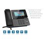 Snom D865 TéLéPhone Fixe VoIP avec ÉCran Couleur IPS 5 Inclinable, Wi-FI, Bluetooth 5.0, Audio HD, RéDuction De Bruit Avance