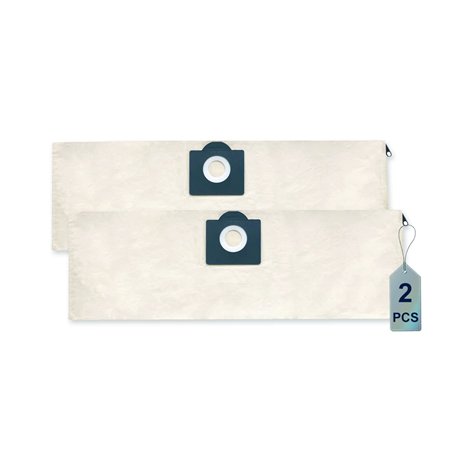 AVAENZO Lot de 2 Sacs à Poussière Lavables en Tissu Réutilisable pour Karcher WD3 WD 3 Premium MV3 WD3200 SE4001 6.959-130.0 Sac