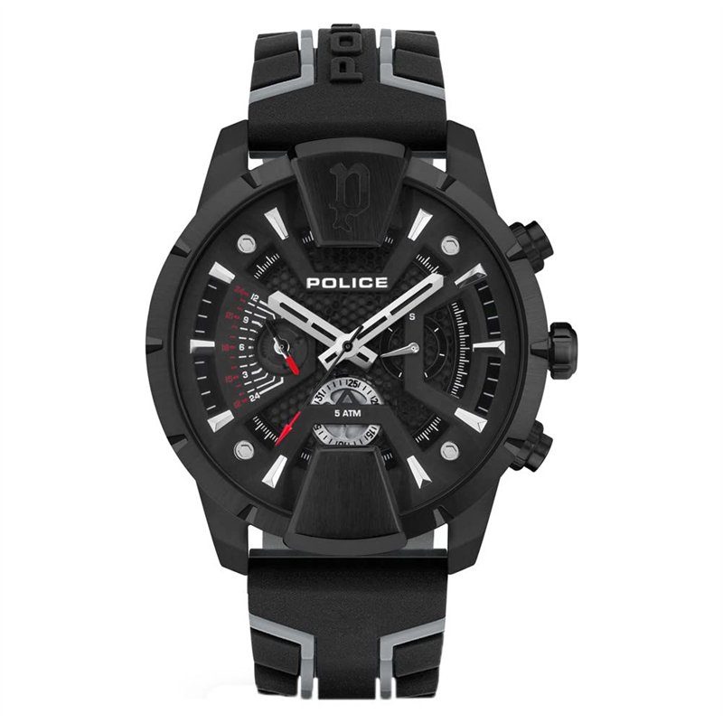 Police Hommes Analogique-Numérique Quartz Montre avec Bracelet en 0