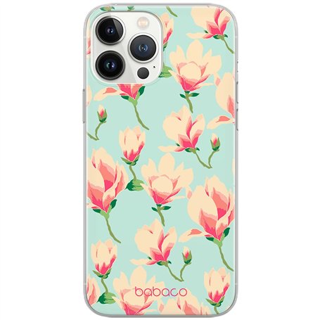 Babaco ERT Group Coque de téléphone Portable pour Apple Iphone 13 Pro Original et sous Licence Officielle Motif Flowers 016 Parf