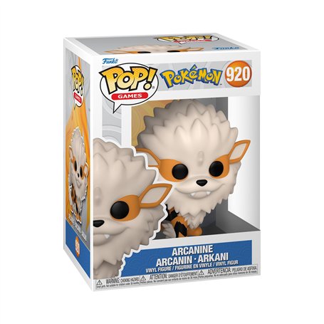 Funko Pop! Games: Pokemon - Arcanine - Arcanin - Figurine en Vinyle à Collectionner - Idée de Cadeau - Produits Officiels - Joue