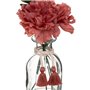 Atmosphera - Composition Florale en Vase Carmen H30 cm - Rouge Cerise