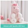 GUND Peluche animée Baby Alora la Licorne, Peluche sensorielle Qui Chante, Chante des comptines sur l'alphabet et Les Chiffres,