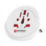 SKROSS | 1.103180 | Pro - World | Adaptateur de Voyage Universel pour Prise de Courant - Tension et Puissance 100V – 630W / 250V