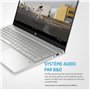 HP Pavilion 15-eg2000sf PC Portable 15.6" FHD (Intel Core i5-1235U, RAM 16 Go, SSD 512 Go, AZERTY, Windows 11 Famille en Mode S)