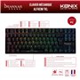 Konix Drakkar Clavier Gaming Filaire mécanique Alfheim TKL AZERTY - Format TKL sans pavé numérique - Rétroéclairage RVB