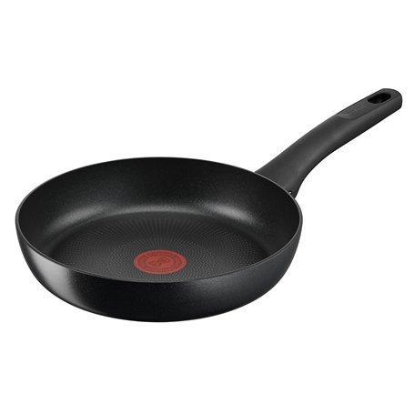 Tefal G28804 Hard Titanium On Poêle à frire, 24 cm, en aluminium, revêtement antiadhésif inoffensif, indicateur de température,