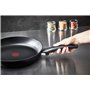 Tefal G28804 Hard Titanium On Poêle à frire, 24 cm, en aluminium, revêtement antiadhésif inoffensif, indicateur de température,