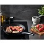 Tefal G28804 Hard Titanium On Poêle à frire, 24 cm, en aluminium, revêtement antiadhésif inoffensif, indicateur de température,