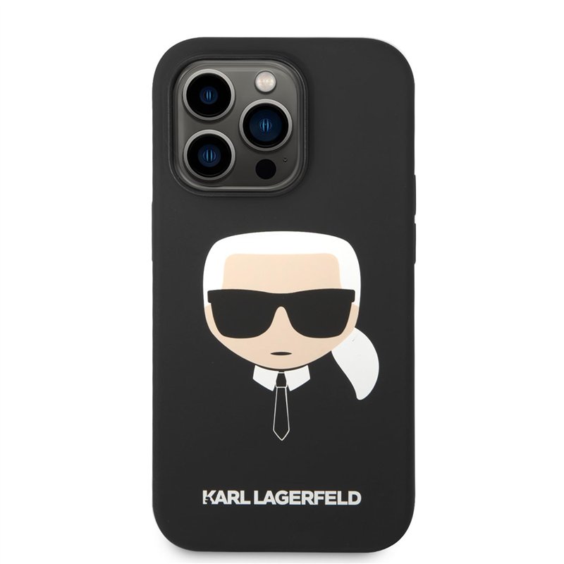 Karl Lagerfeld KLHCP14XSLKHBK Coque de Protection Rigide pour iPhone 14 Pro Max