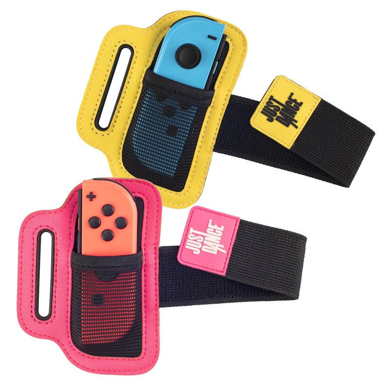 Image secondaire de Subsonic Just Dance 2023 officiel - Dance Staps - Pack de 2 Brassards pour manette JoyCon, Bracelet élastique réglable avec empl