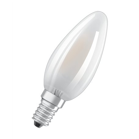 OSRAM Lampe LED Superstar à intensité variable avec un rendu des couleurs particulièrement élevé (CRI90), E14-base, verre dépoli