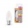 OSRAM Lampe LED dimmable Superstar avec un rendu des couleurs particulièrement élevé (CRI90), B22d-base, verre dépoli ,Blanc cha