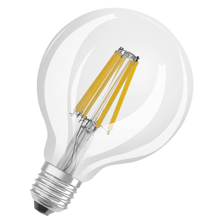 OSRAM Lampe LED dimmable Superstar avec un rendu des couleurs particulièrement élevé (CRI90), E27-base, Aspect filament ,Blanc f